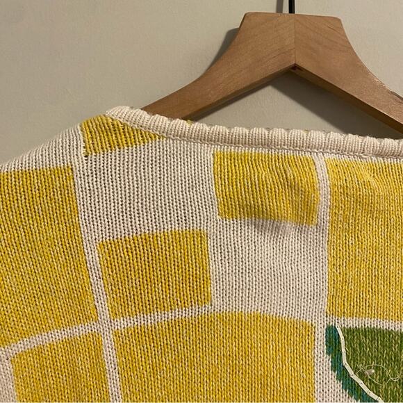 Vintage Susan Bristol Fruit Beaded Sweater Medium - Picture 7 of 13